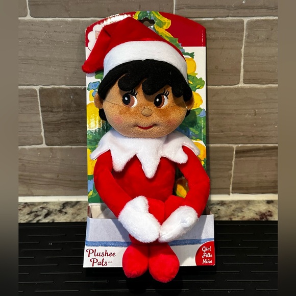 Elf On The Shelf Other - Brand New Elf On The Shelf Plushee Pal Red/White Elf Girl Plush Holiday Toy